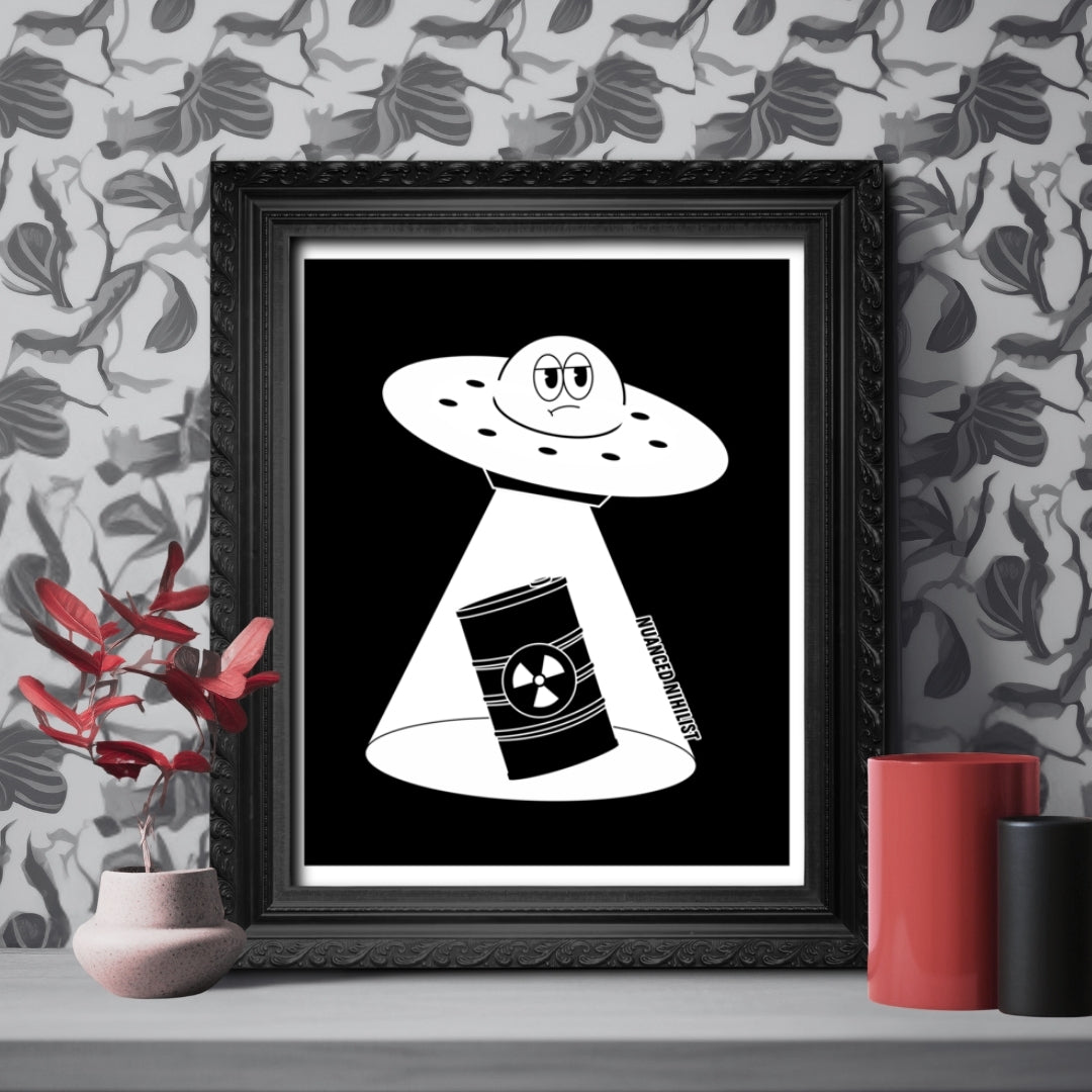 Cynical Cyril Noir 8x10 Poster Home - Nuanced Nihilist