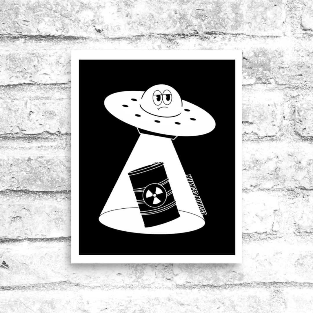 Cynical Cyril Noir 8x10 Poster - Nuanced Nihilist