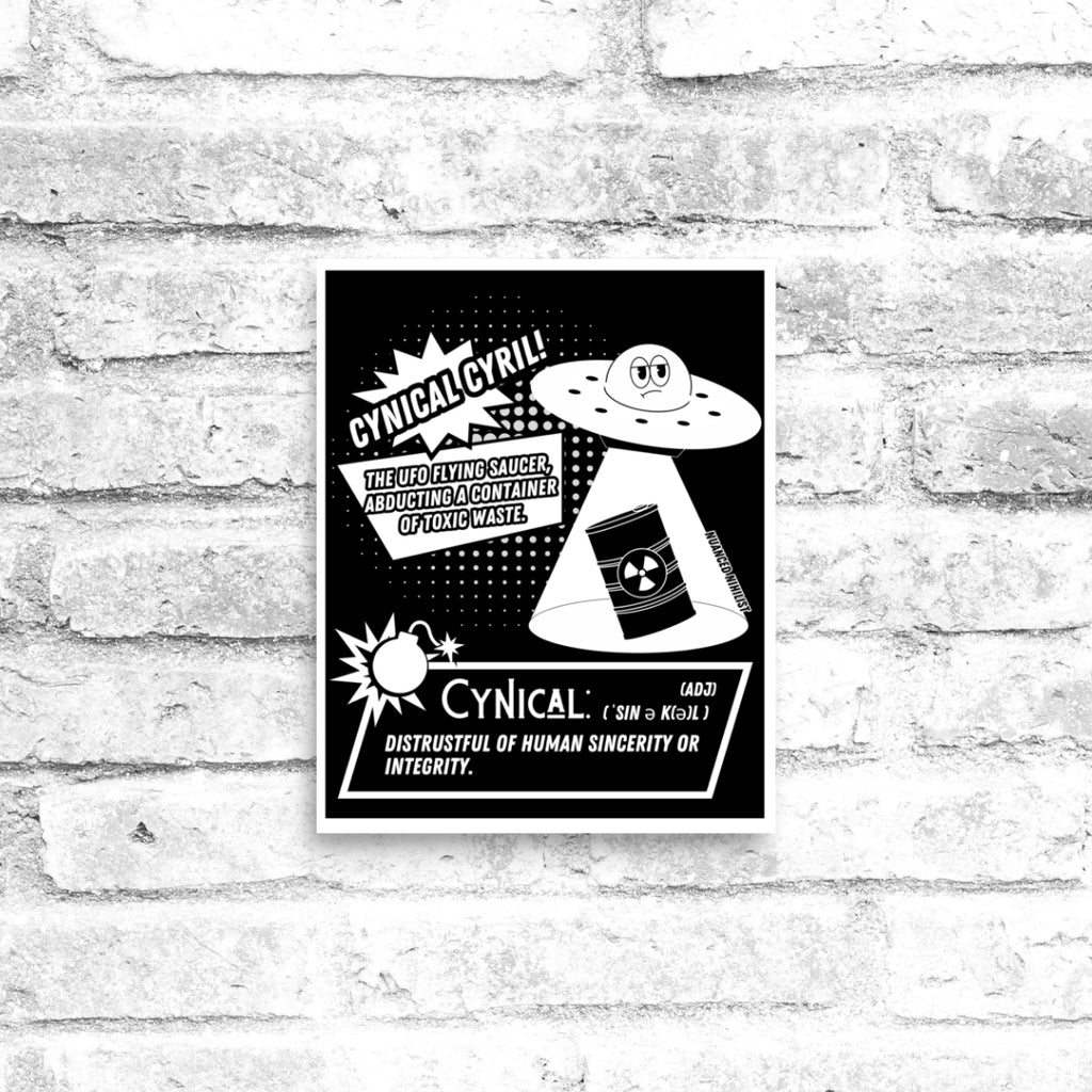 Cynical Definition 8x10 Poster - Nuanced Nihilist