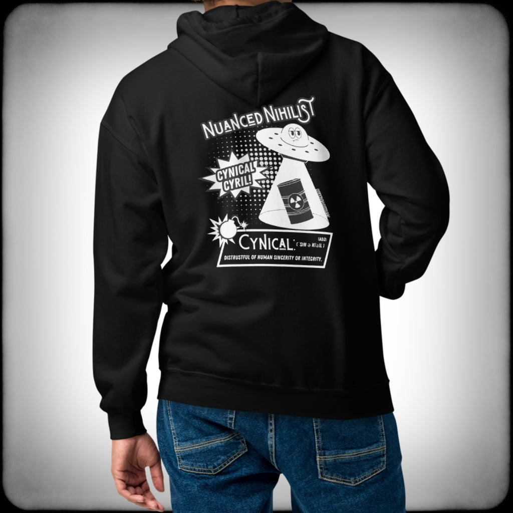 Cynical Definition Jacket Hoodie Back Male - Nuanced Nihilist