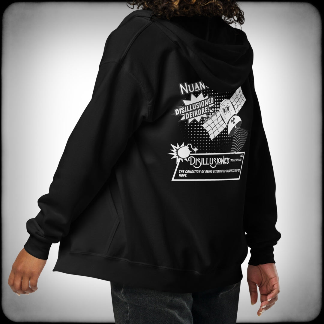 Disillusioned Definition Jacket Hoodie Back Female - Nuanced Nihilist