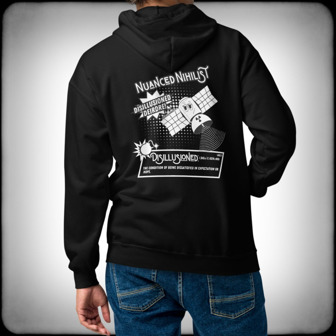 Disillusioned Definition Jacket Hoodie Back Male - Nuanced Nihilist