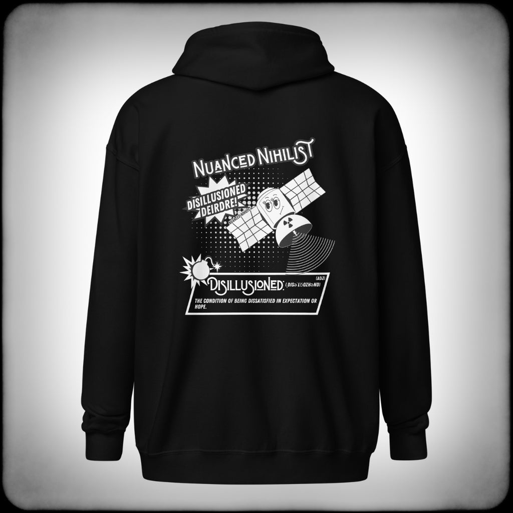 Disillusioned Definition Jacket Hoodie Back - Nuanced Nihilist