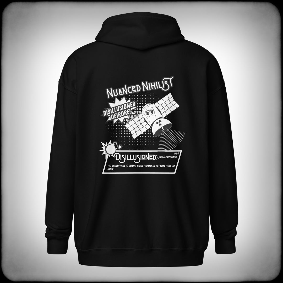 Disillusioned Definition Jacket Hoodie Back - Nuanced Nihilist