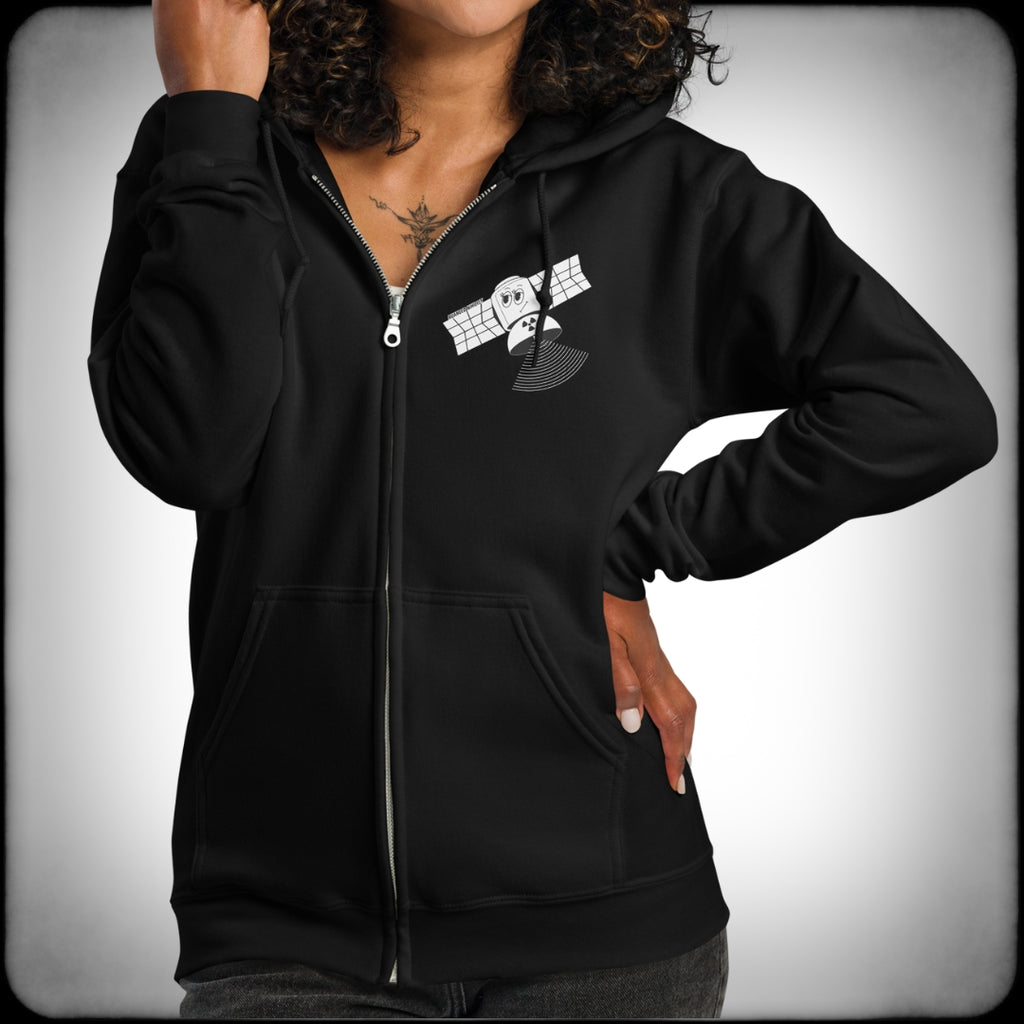 Disillusioned Definition Jacket Hoodie Front Female - Nuanced Nihilist