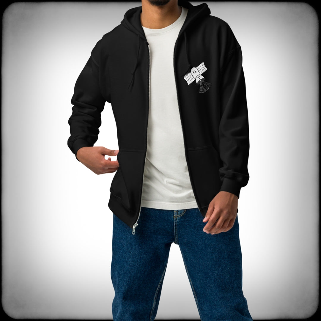 Disillusioned Definition Jacket Hoodie Front Male - Nuanced Nihilist