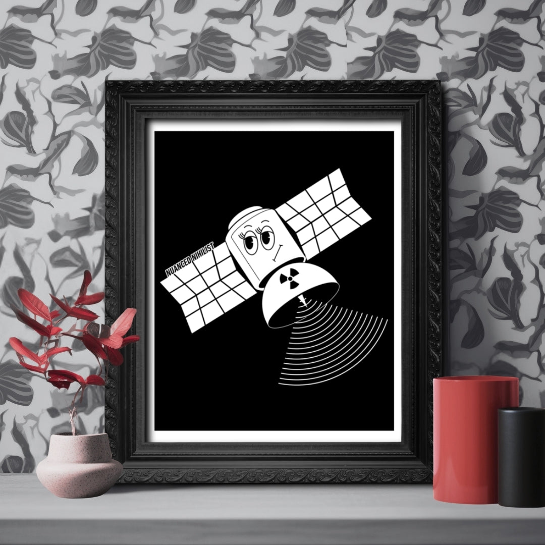 Disillusioned Deirdre Noir 8x10 Poster Home - Nuanced Nihilist