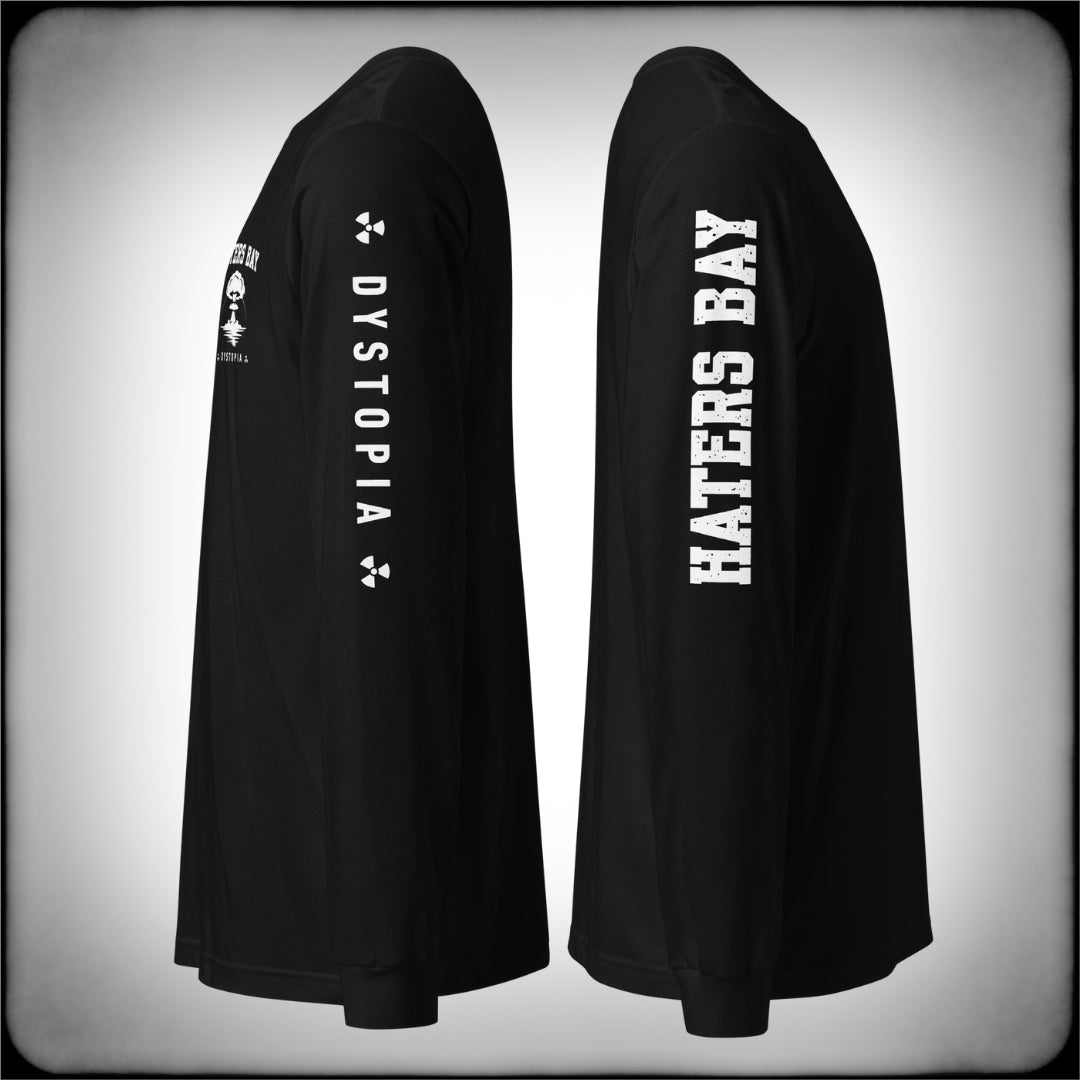 Haters Bay Collegiate Long-Sleeve Shirt Sides - Nuanced Nihilist