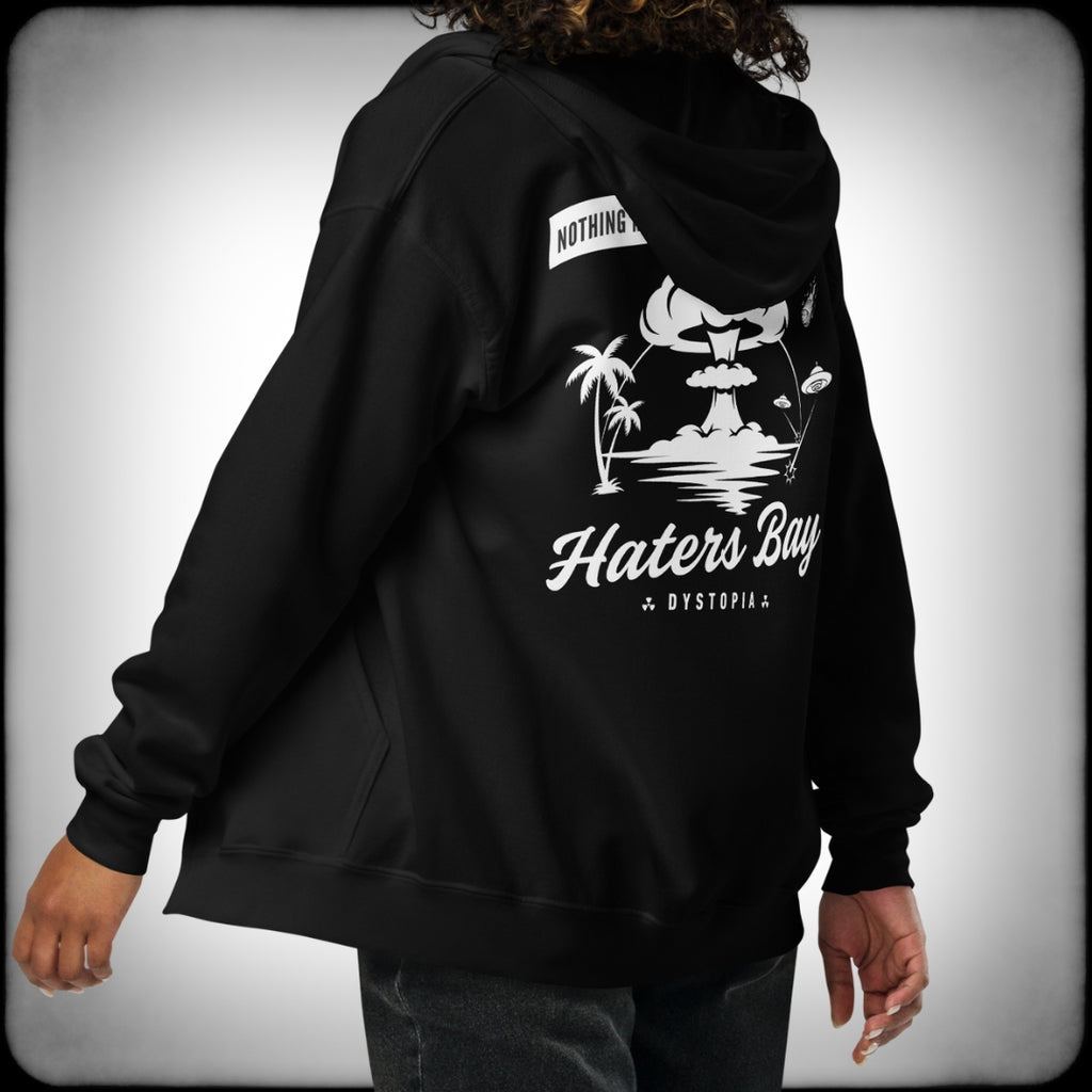 Haters Bay Vacay Hoodie Jacket Back Female - Nuanced Nihilist