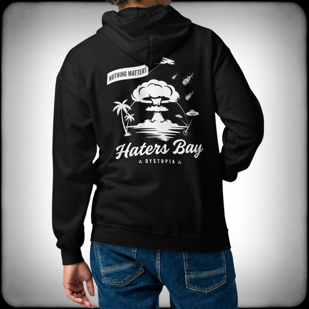 Haters Bay Vacay Hoodie Jacket Back Male - Nuanced Nihilist