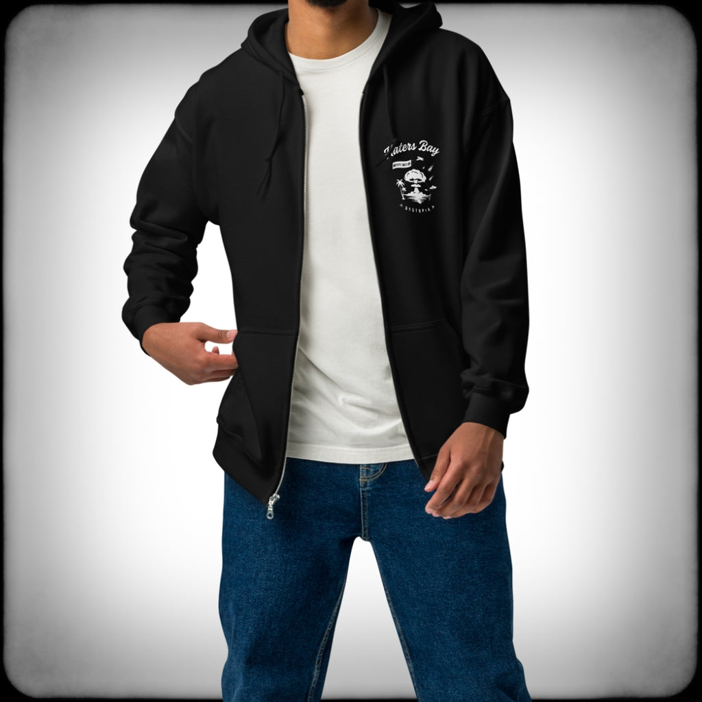Haters Bay Vacay Hoodie Jacket Front Male - Nuanced Nihilist