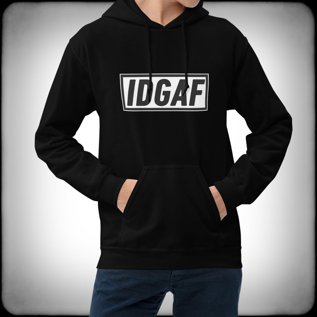 IDGAF Hoodie Male - Nuanced Nihilist