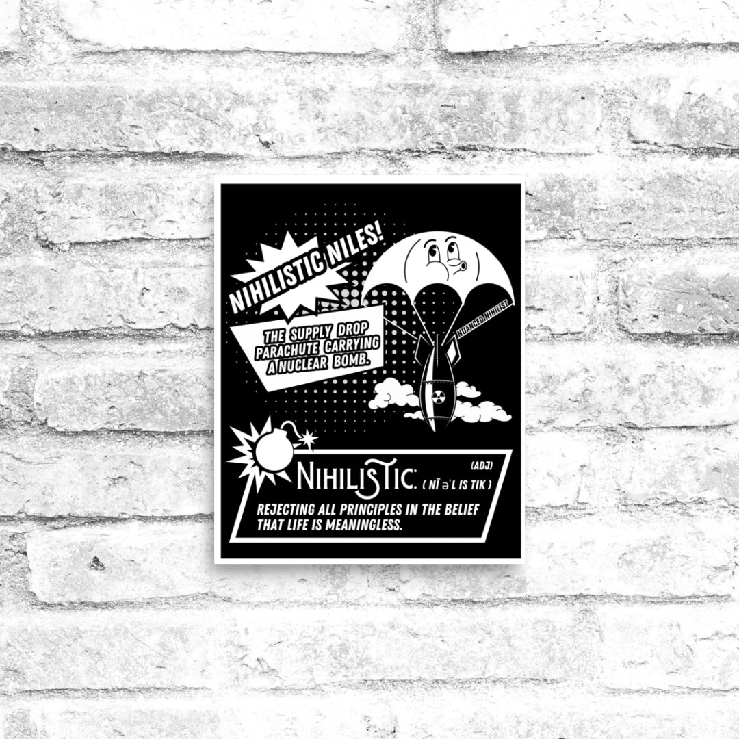 Nihilistic Definition 8x10 Poster - Nuanced Nihilist