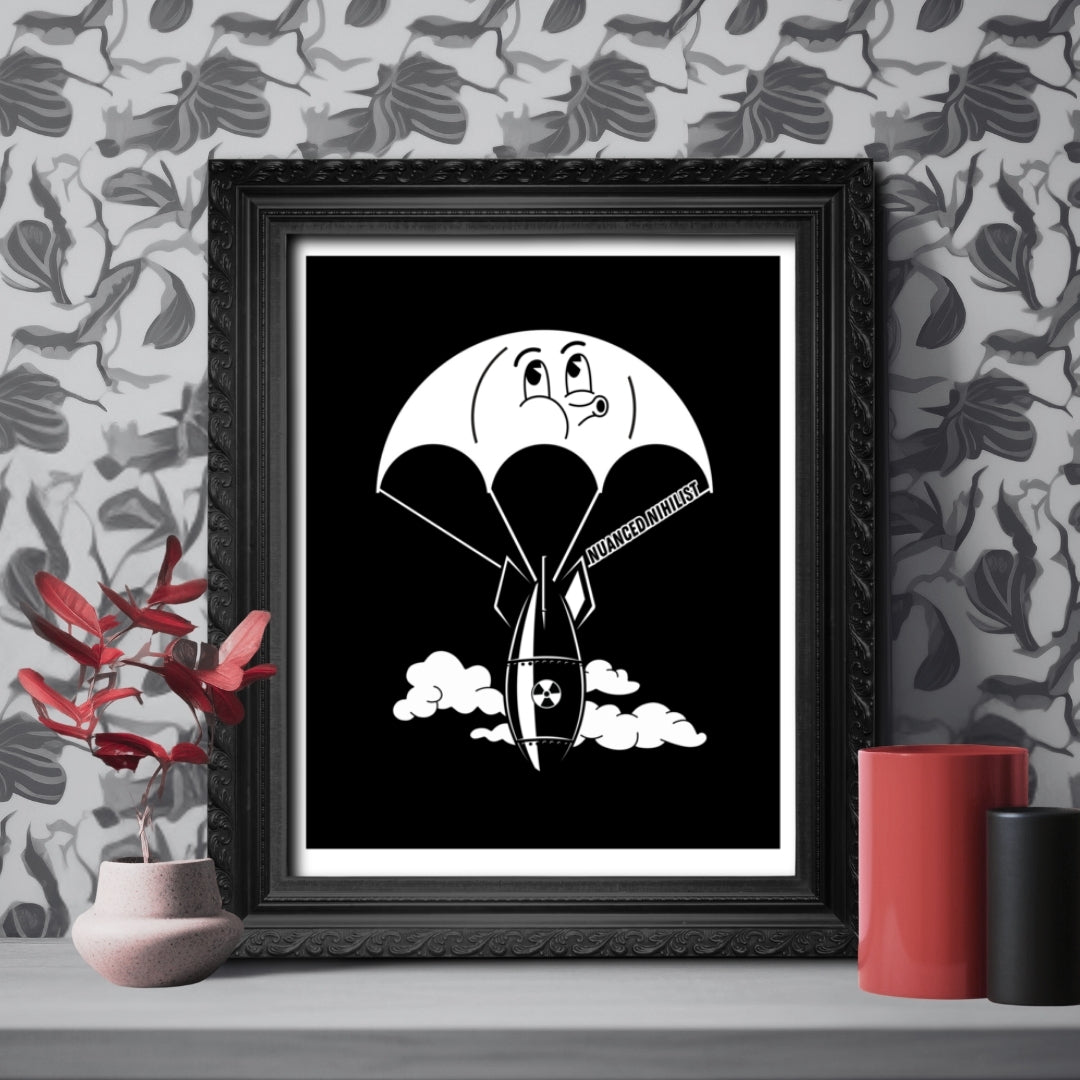 Nihilistic Niles Noir 8x10 Poster Home - Nuanced Nihilist