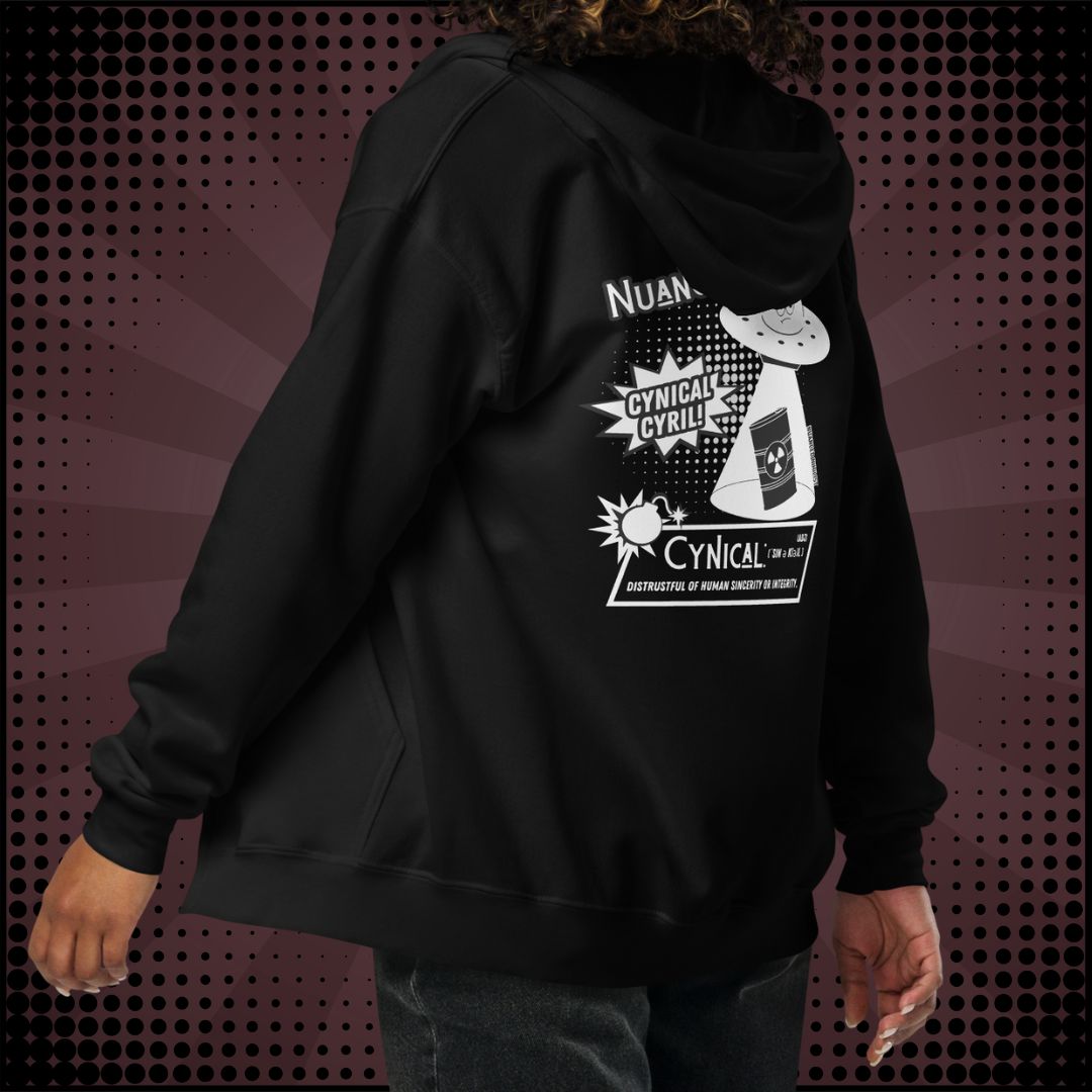 Nuanced Nihilist Cynical Definition Hoodie Jacket