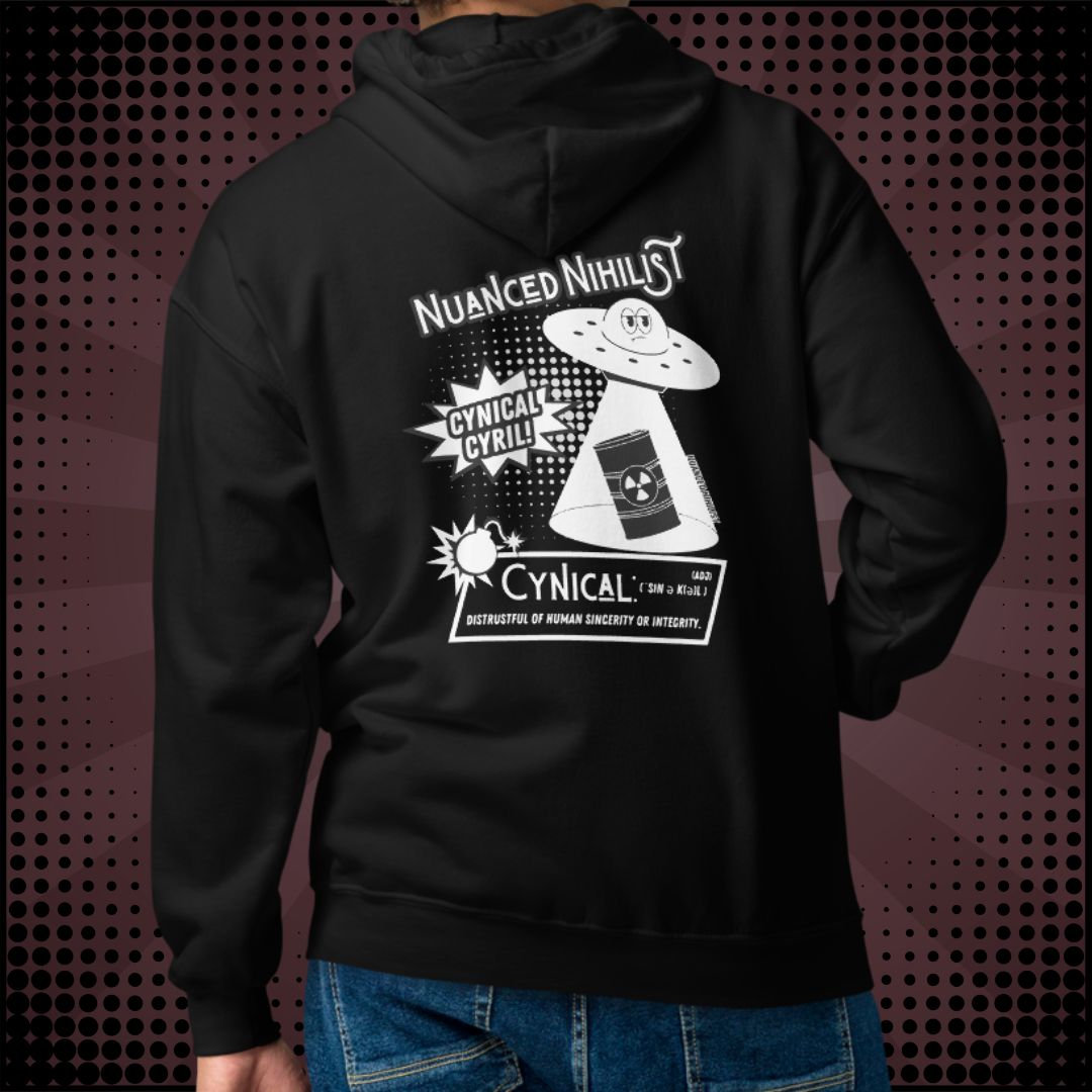 Nuanced Nihilist Cynical Definition Hoodie Jacket