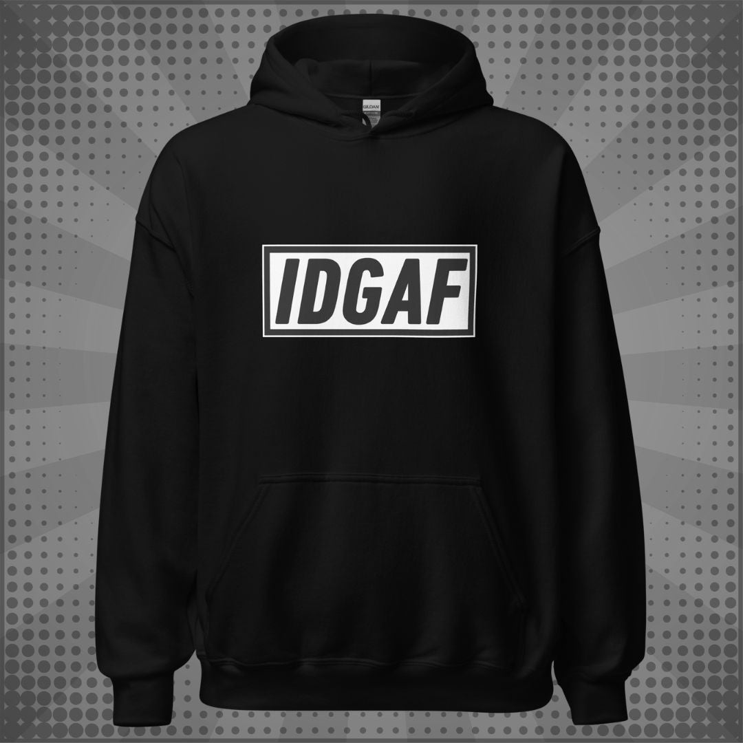 Nuanced Nihilist IDGAF Hoodie Sweater