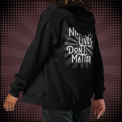 Nuanced Nihilist NLDM Brand Logo Hoodie Jacket