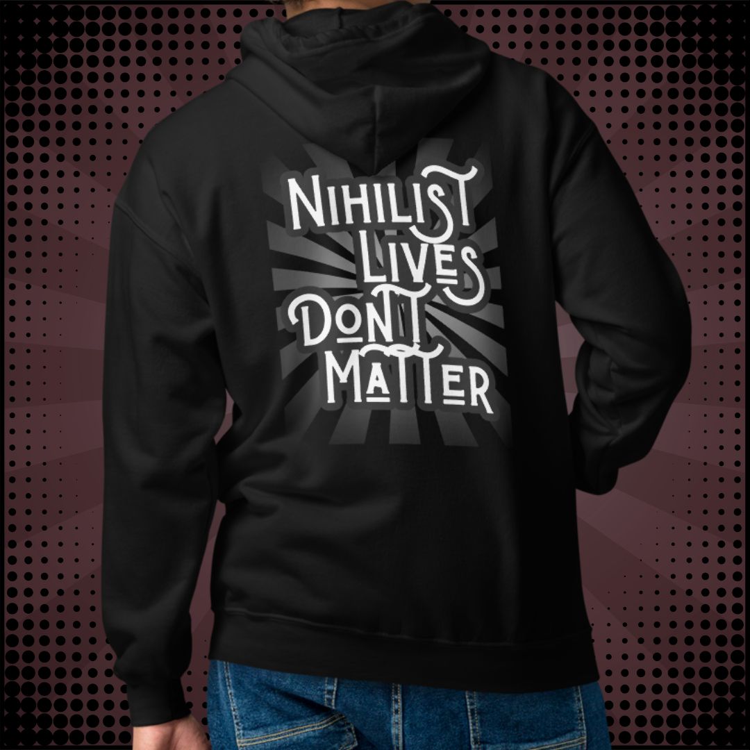 Nuanced Nihilist NLDM Brand Logo Hoodie Jacket