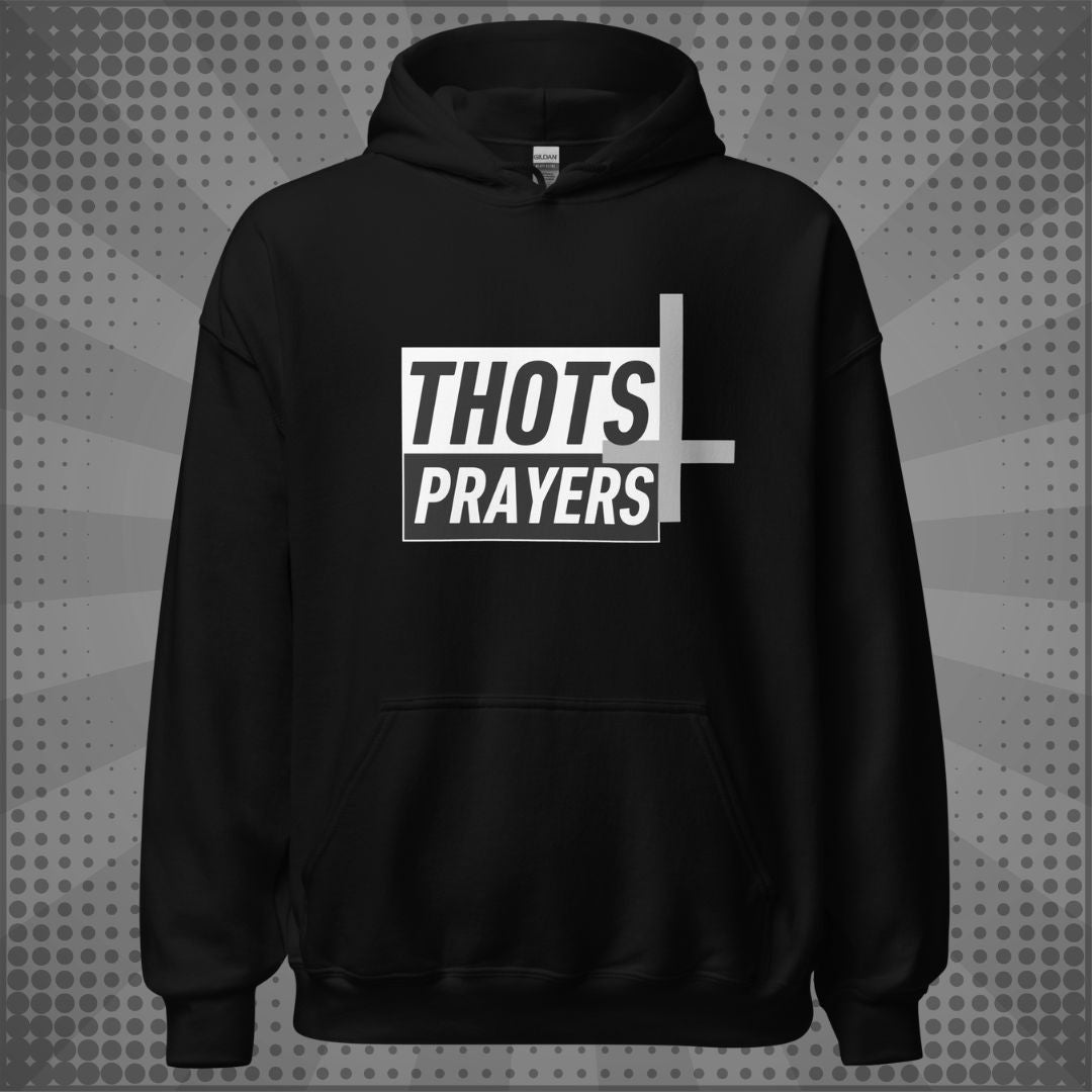 Nuanced Nihilist Thots and Prayers Hoodie Sweater