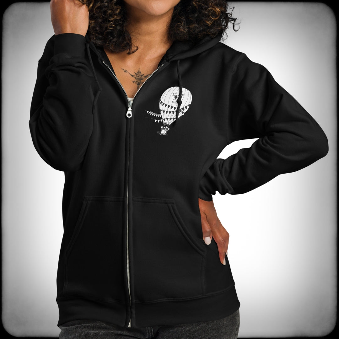 Sarcastic Definition Jacket Hoodie Front Female - Nuanced Nihilist