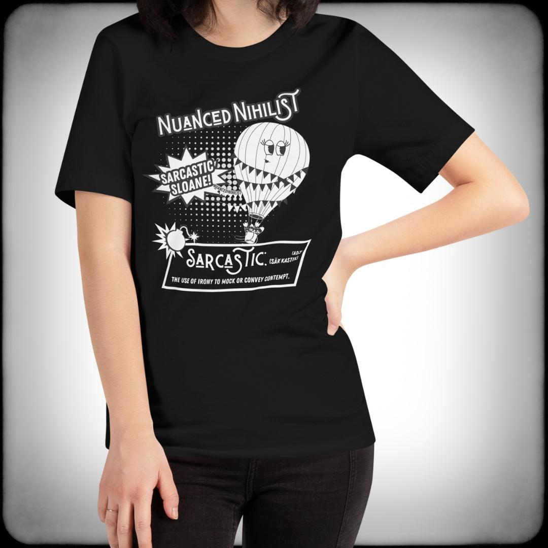 Sarcastic Definition T-shirt Female - Nuanced Nihilist