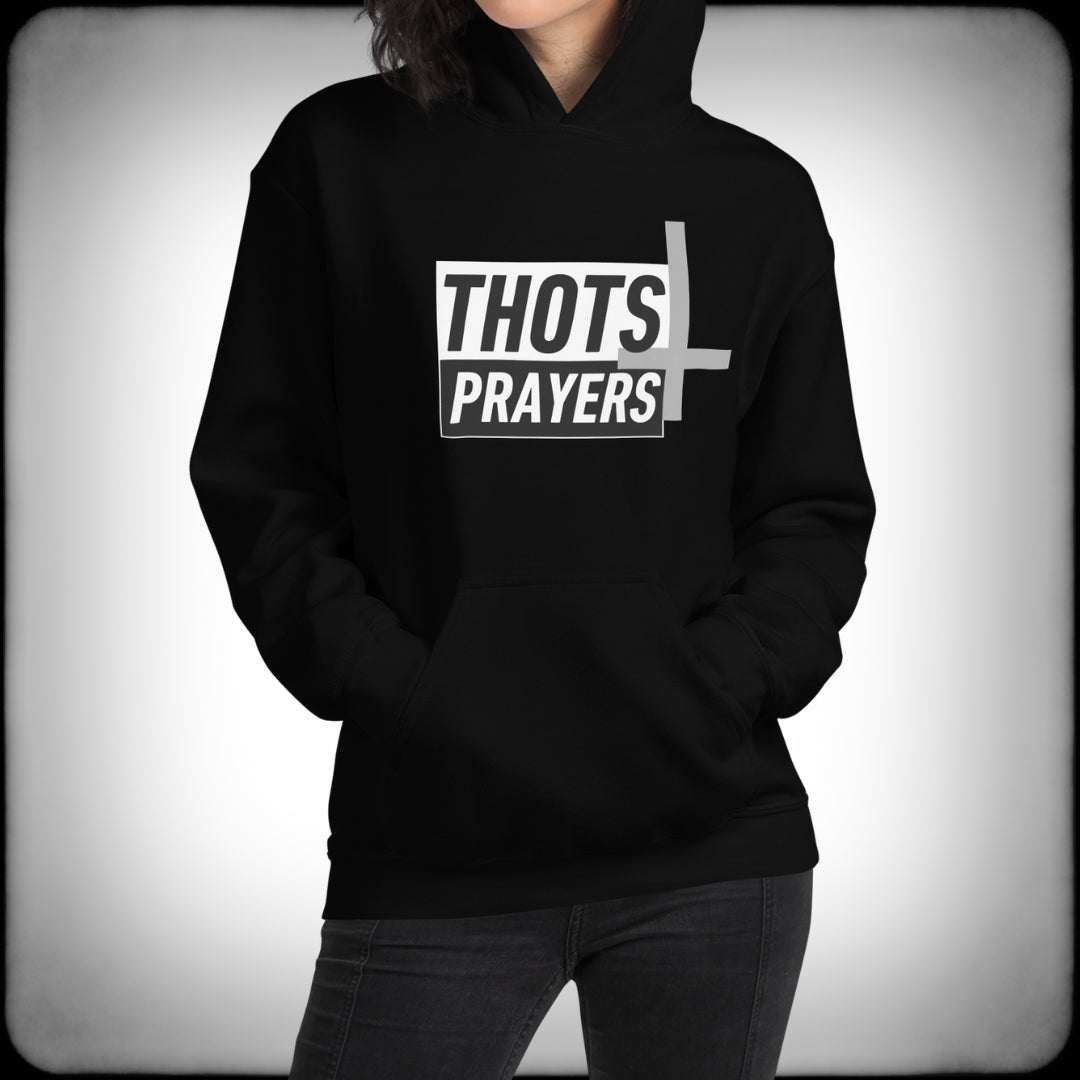 Thots and Prayers Hoodie Female - Nuanced Nihilist